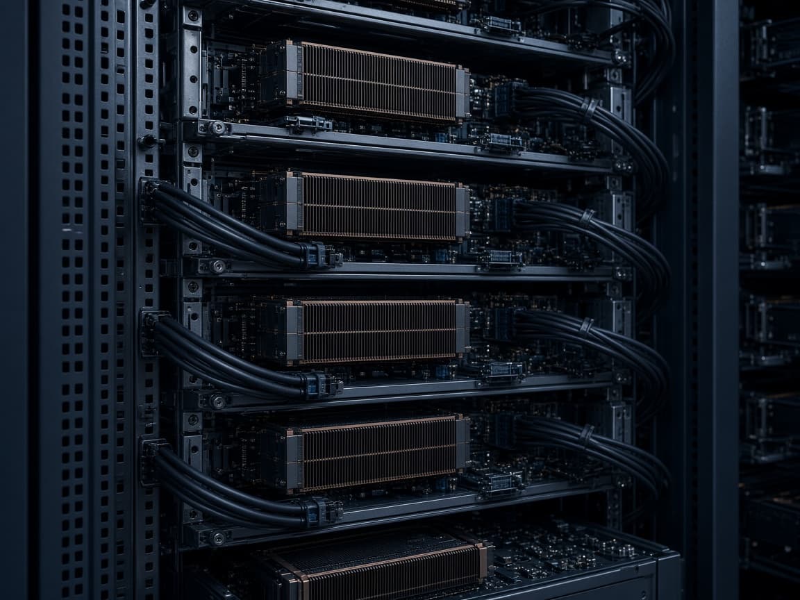 Datacenter-class GPU servers in an open rack